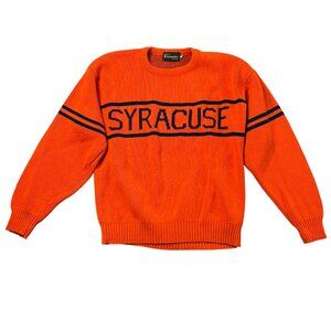 vintage Syracuse University Orange sweater M medium 45" chest L USA Chappell's